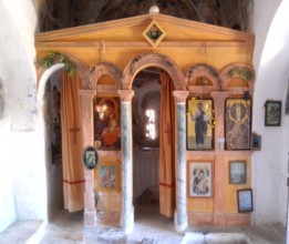 Interior Bisericuta in Palaiachora